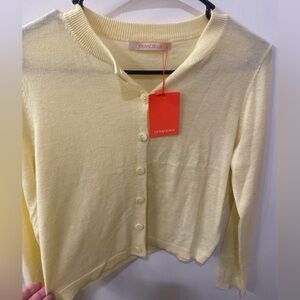 Olivaceous Cream Cardigan